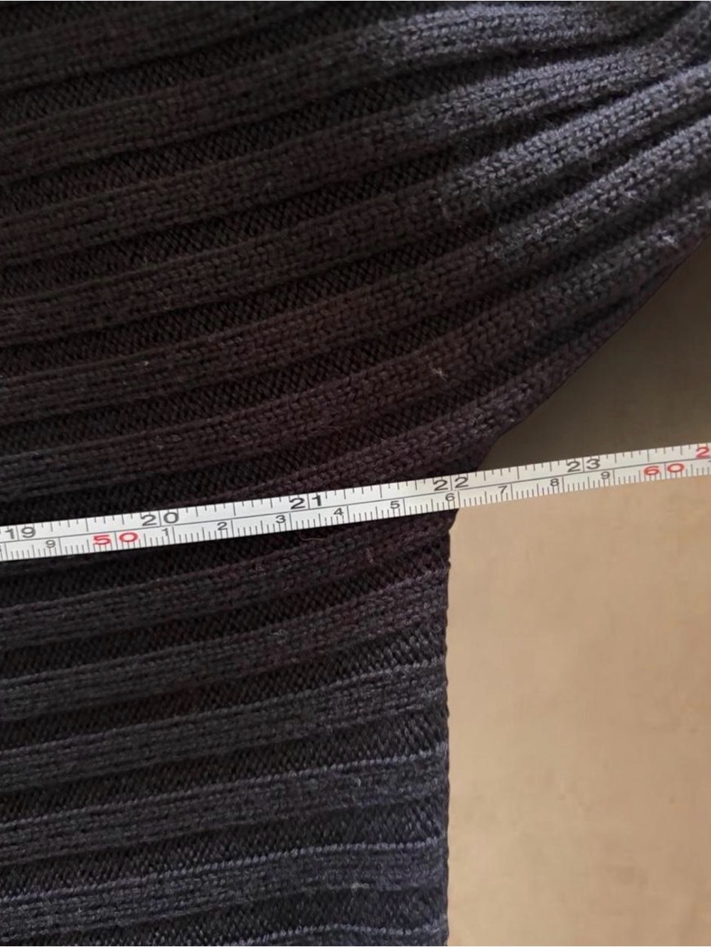 Talbots Black Ribbed Open-Front Cardigan - XXL - Picture 5 of 8